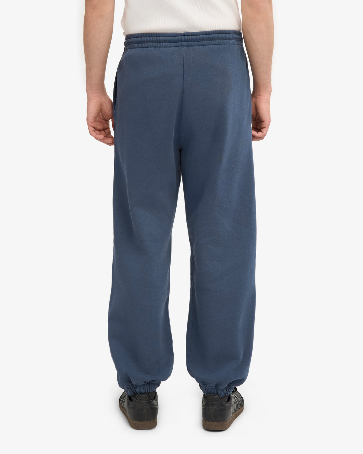 Men's Organic Cotton Hoodie Sweatsuit in Petrol Blue – view 7
