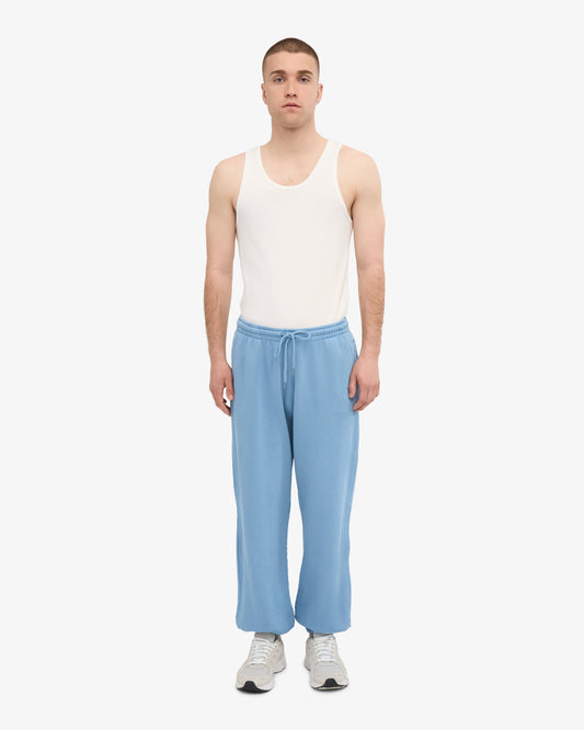 Men's Organic Cotton Relaxed Sweatpants in Seaside Blue – view 2