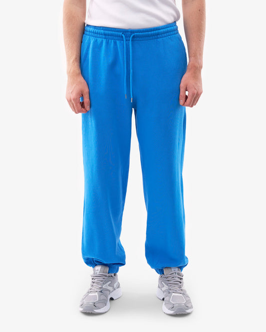 Men's Organic Cotton Relaxed Sweatpants in Pacific Blue – view 2