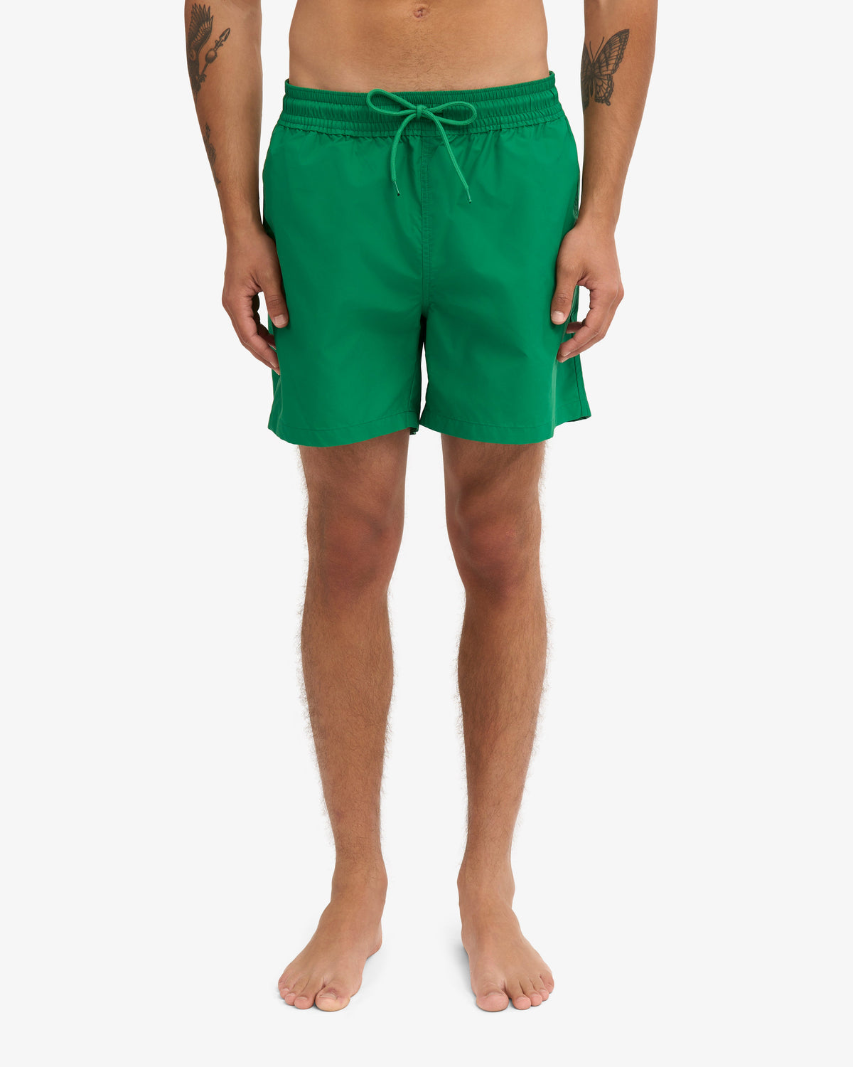 Men's Recycled Classic Swim Shorts in Kelly Green – view 3