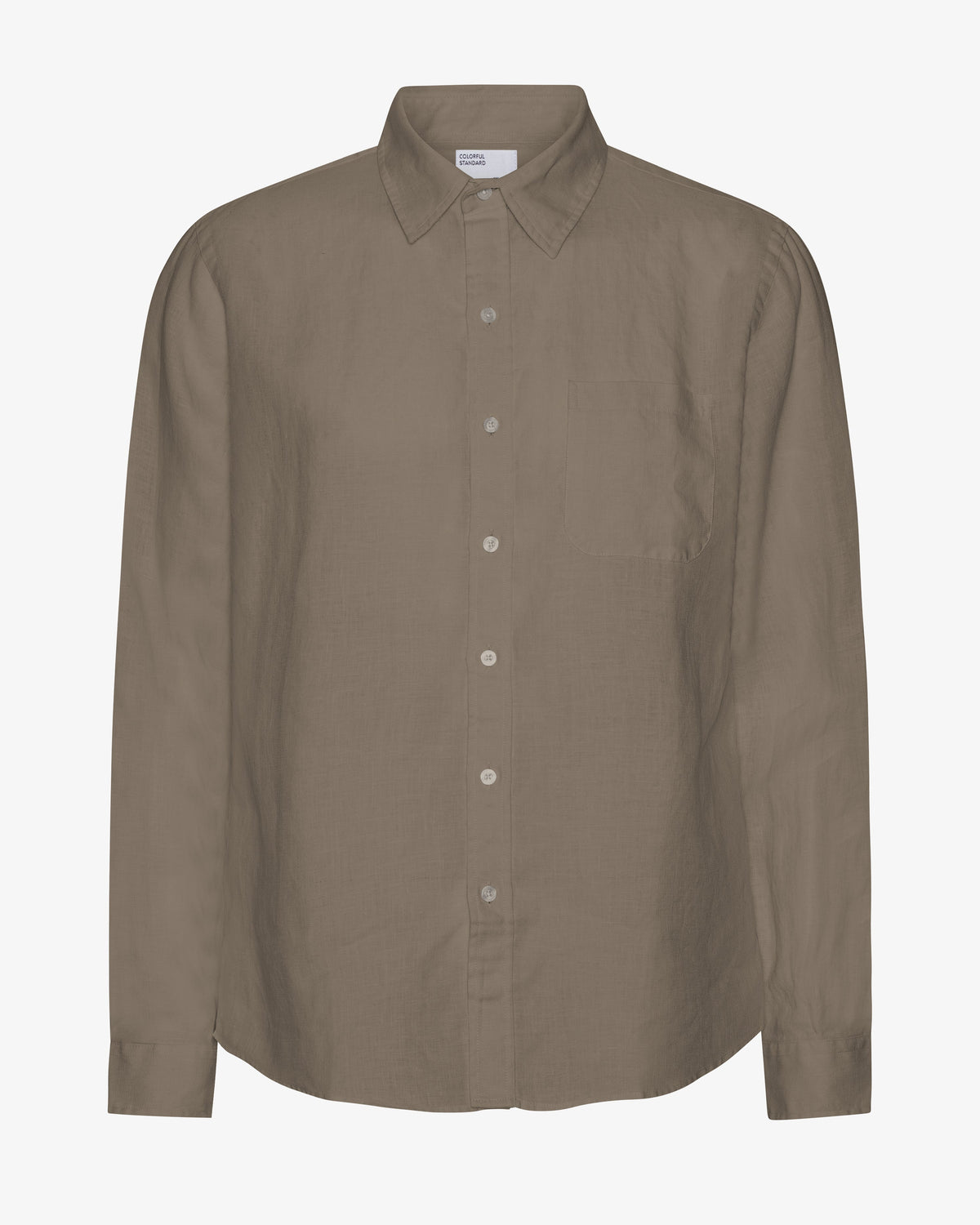 Men's Linen Shirt in Dusty Olive – view 1