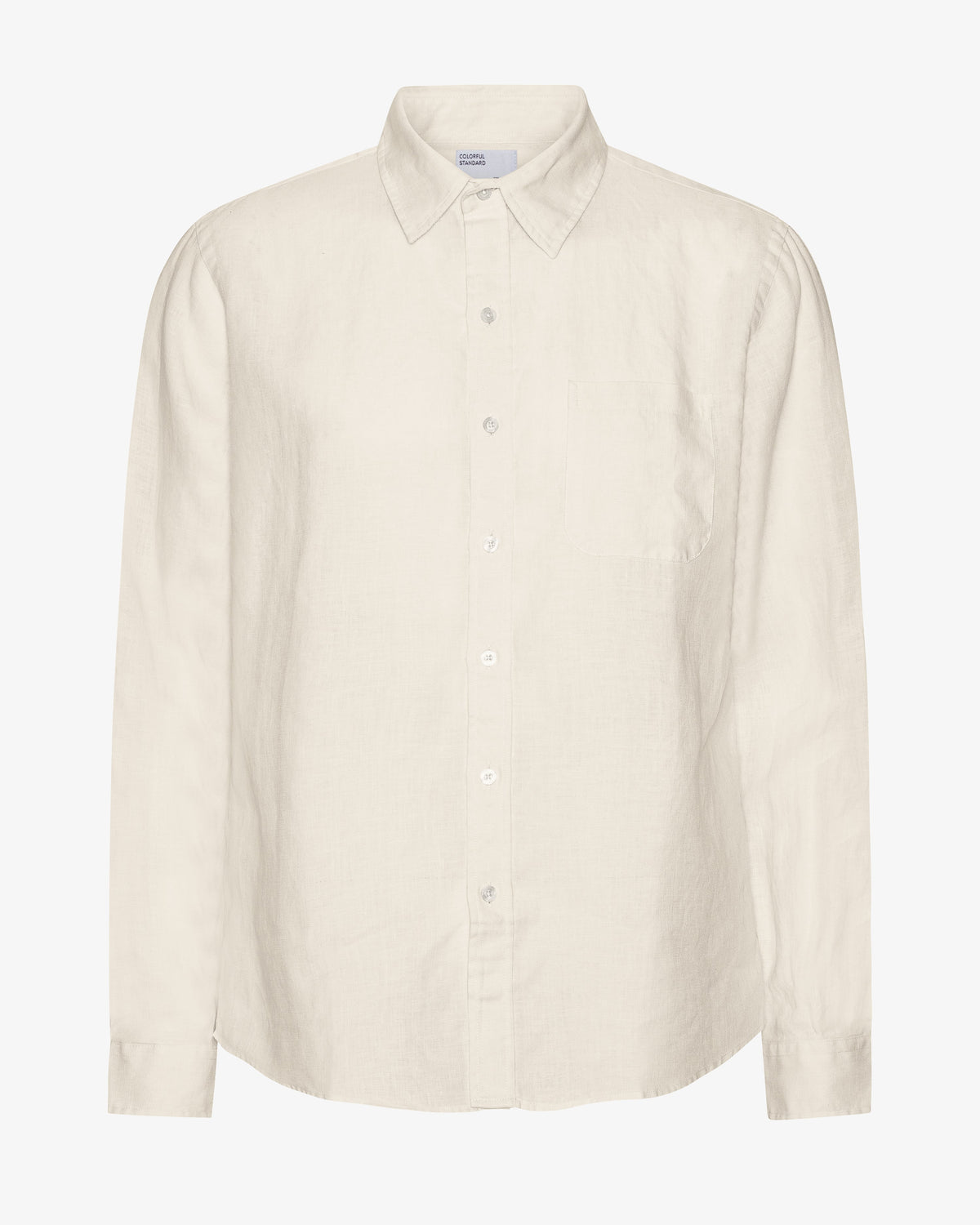 Men's Linen Shirt in Ivory White – view 1