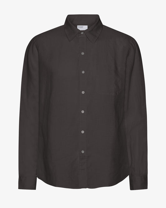 Men's Linen Shirt in Lava Grey – view 1