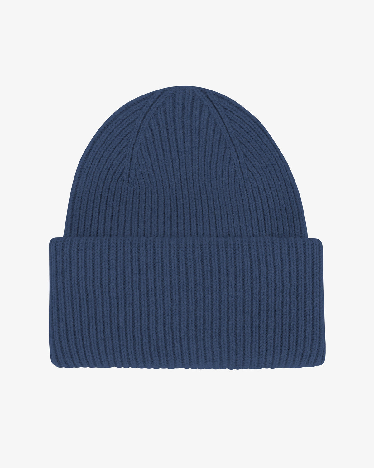 Men's Merino Wool Beanie Hat in Petrol Blue – view 1
