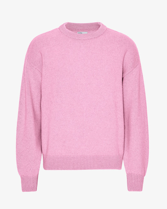 Men's Merino Wool Oversized Crew Jumper in Cherry Blossom – view 1