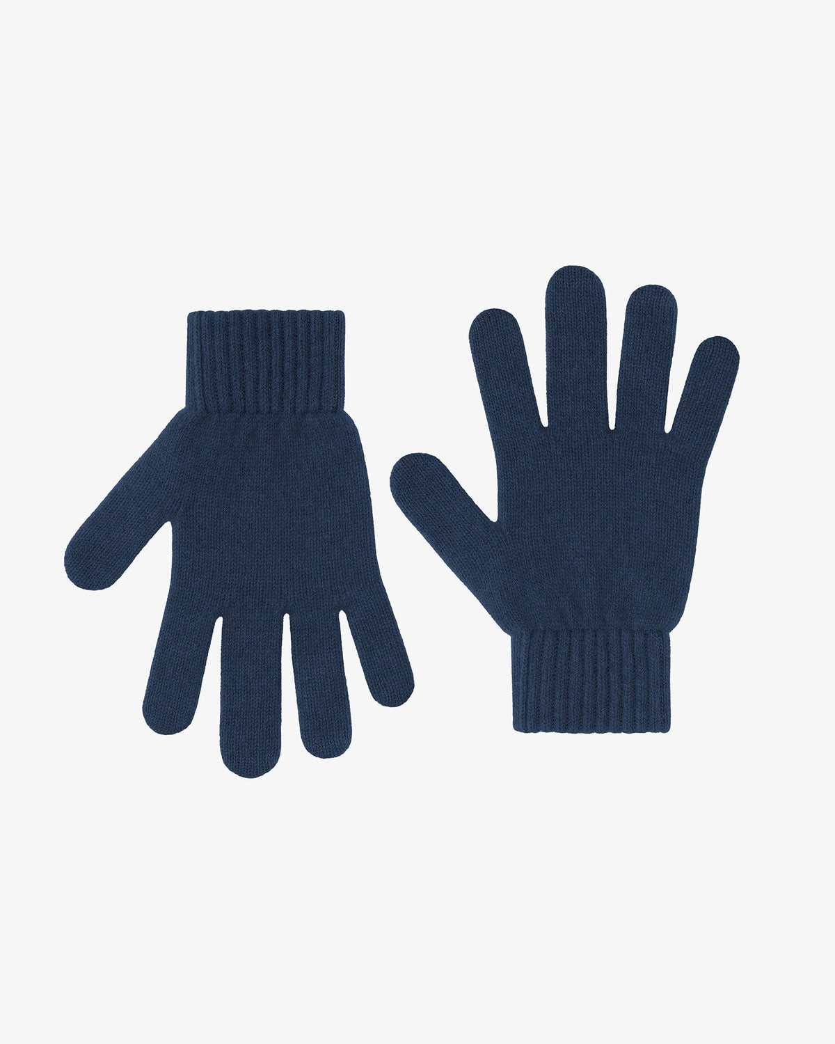 Men's Recycled Merino Wool Gloves in Royal Blue – view 1