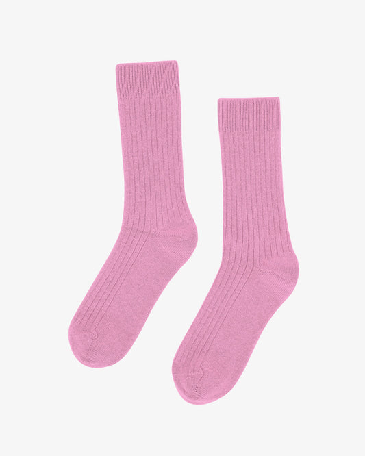 Men's Merino Wool Blend Crew Socks – Breathable Moisture-Wicking Knit, Reinforced Heel and Toe | Cherry Blossom