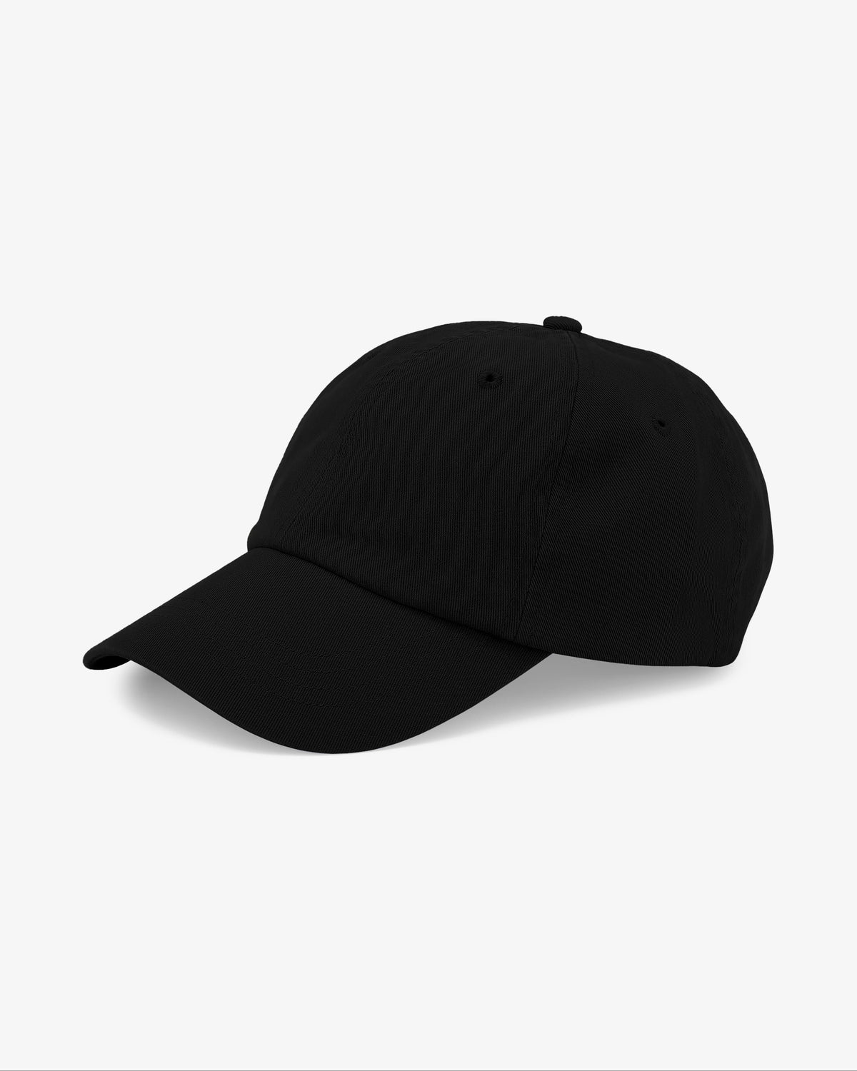 Men's Organic Cotton Baseball Cap in Deep Black – view 1