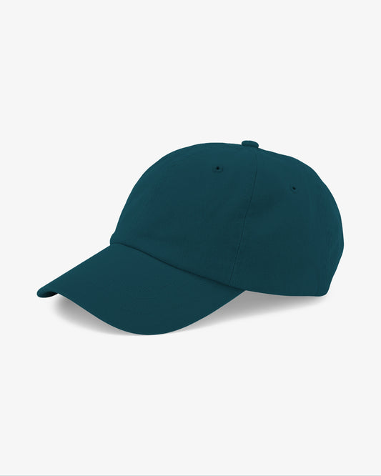 Men's Organic Cotton Baseball Cap in Ocean Green – view 1