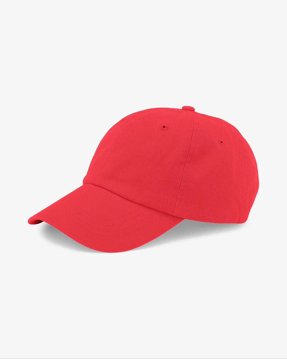 Men's Organic Cotton Baseball Cap in Red Tangerine – view 1