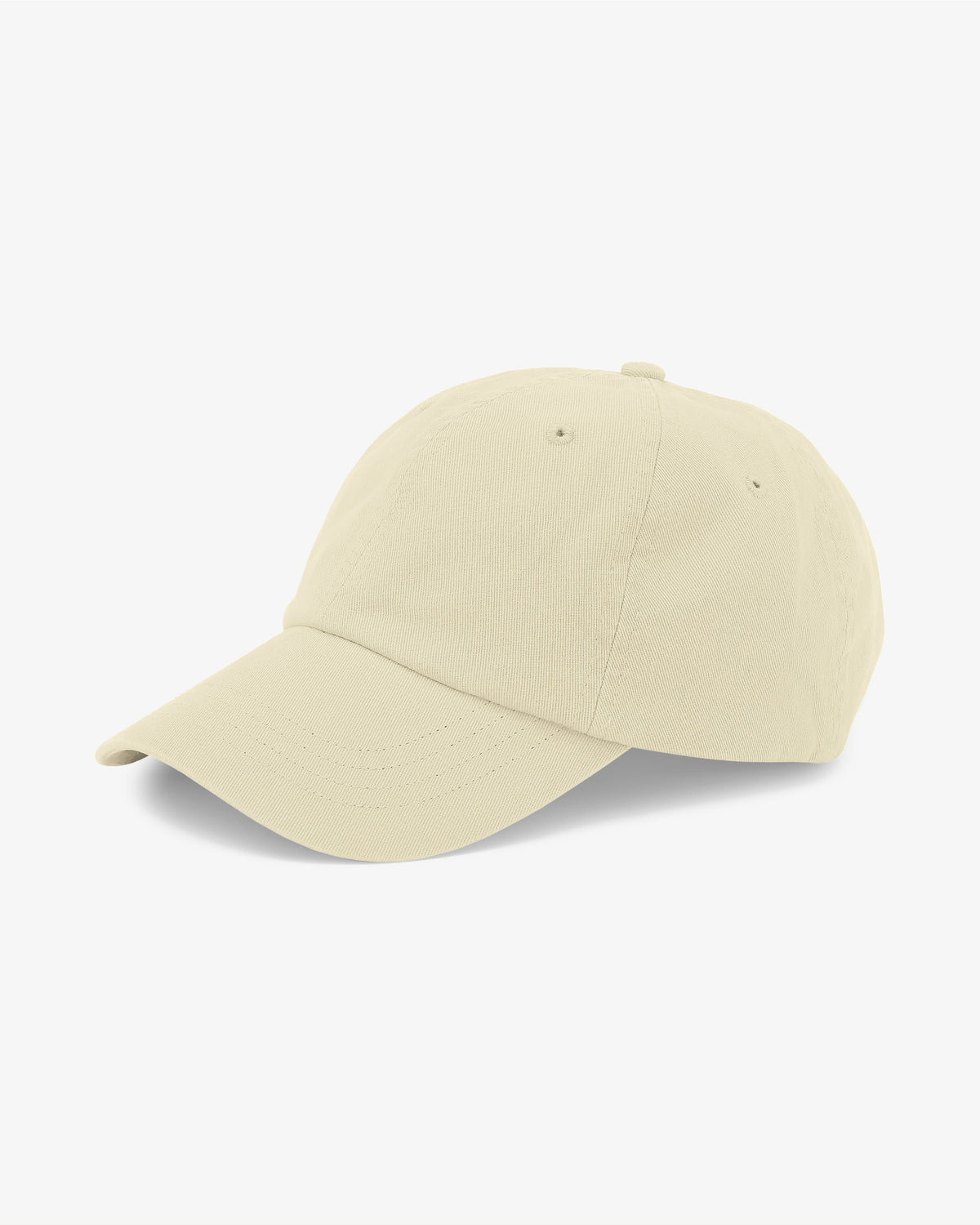 Men's Organic Cotton Baseball Cap in Soft Yellow – view 1