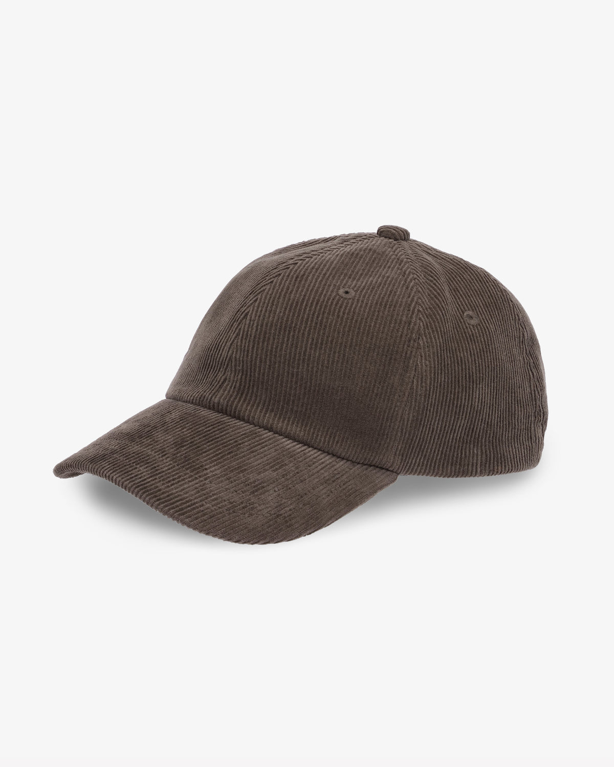 Men's Organic Cotton Corduroy Cap in Coffee Brown – view 1