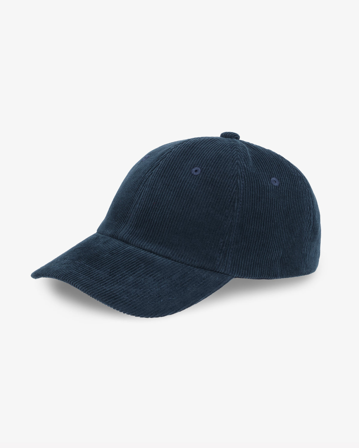 Men's Organic Cotton Corduroy Cap in Navy Blue – view 1