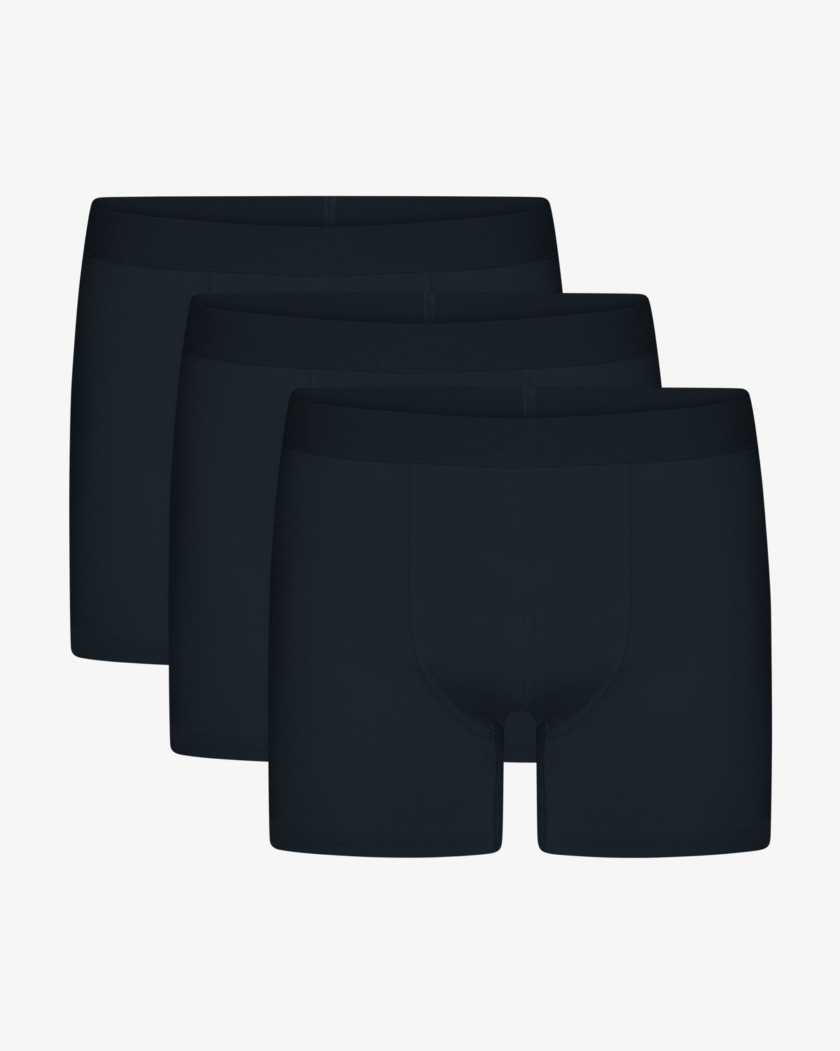 Men's Organic Cotton Boxer Briefs 3-Pack in Navy Blue – view 1