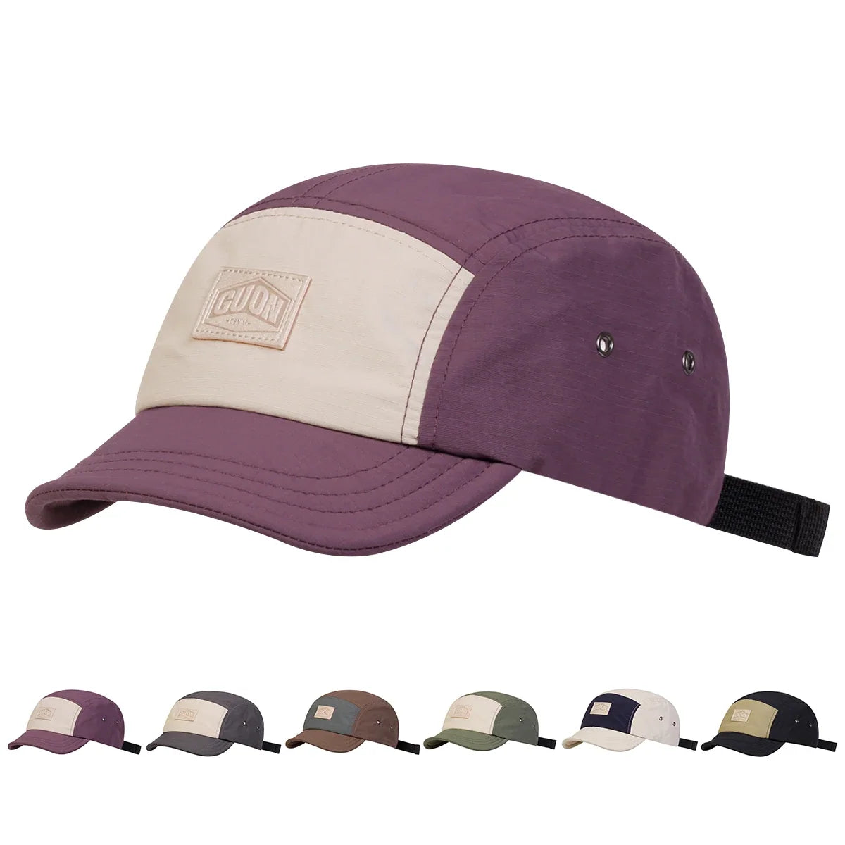 Men's Short Brim Acrylic Baseball Cap – view 2