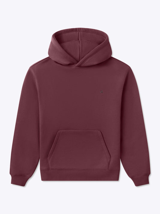 Men's Heavyweight Brushed Fleece Hoodie – Super Soft Brushed Back, Relaxed Classic Fit | Currant