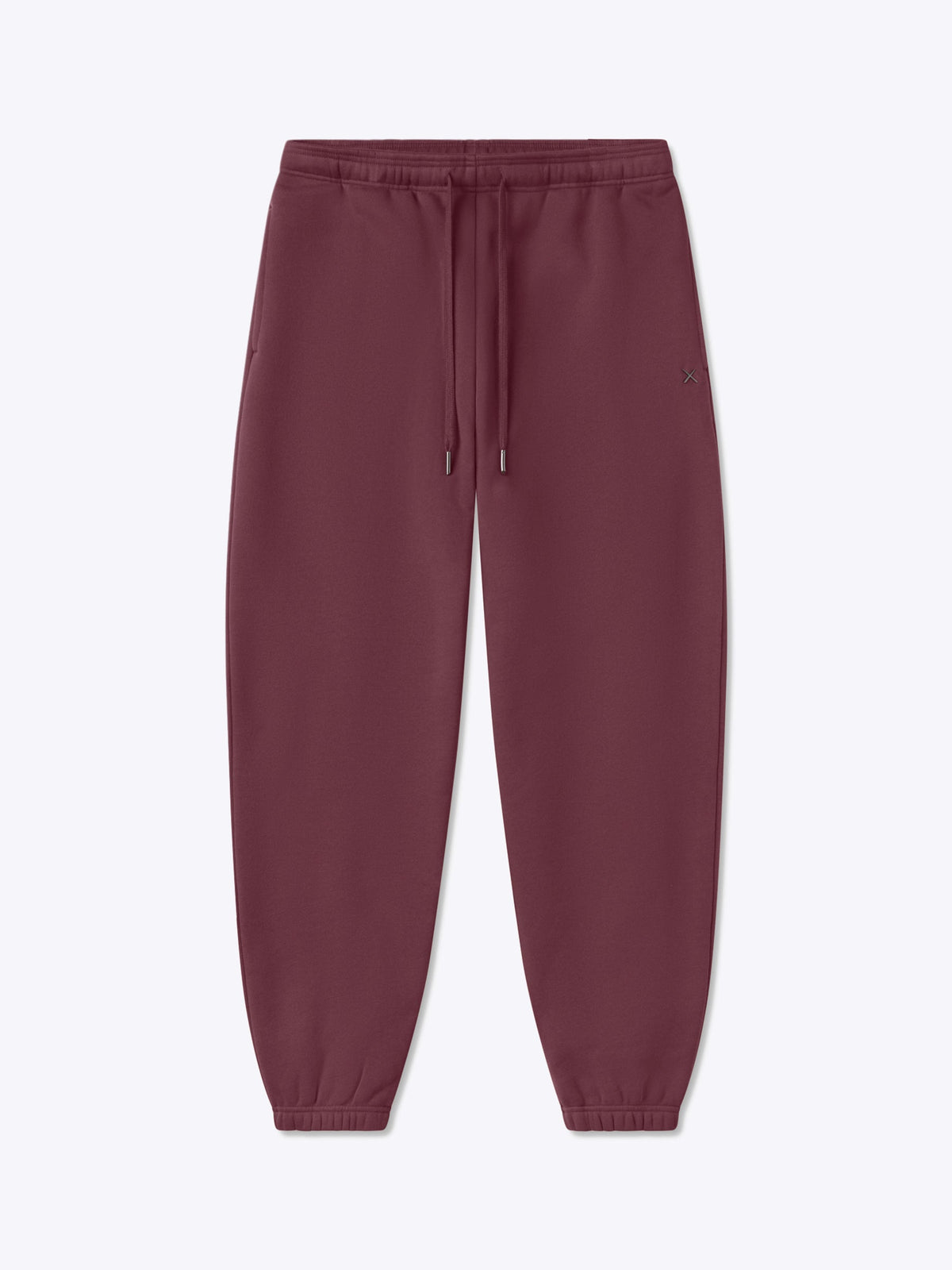 Divine Men's Heavyweight Fleece Sweatpants in Currant – view 7