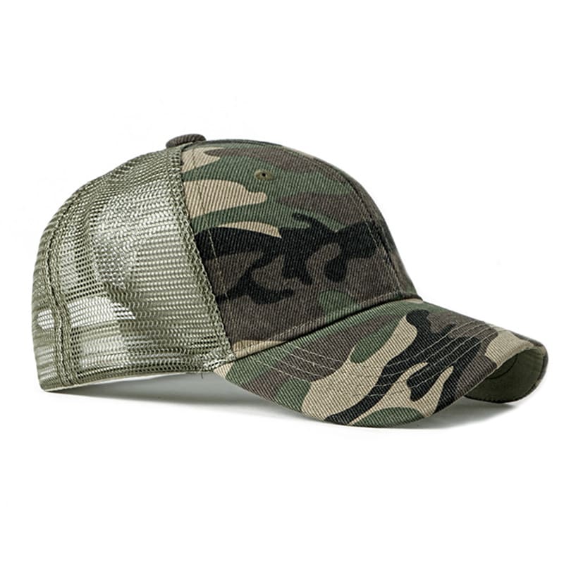 Men's Camouflage Trucker Baseball Cap – view 5