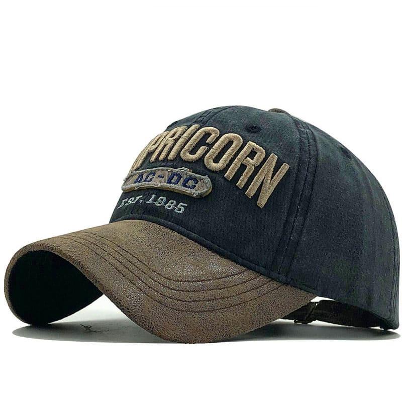 Capricorn Men's Embroidered Cotton Baseball Cap – view 4