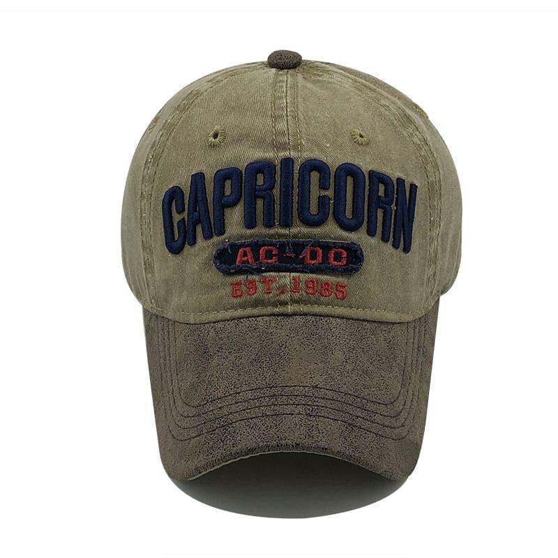 Capricorn Men's Embroidered Cotton Baseball Cap – view 5