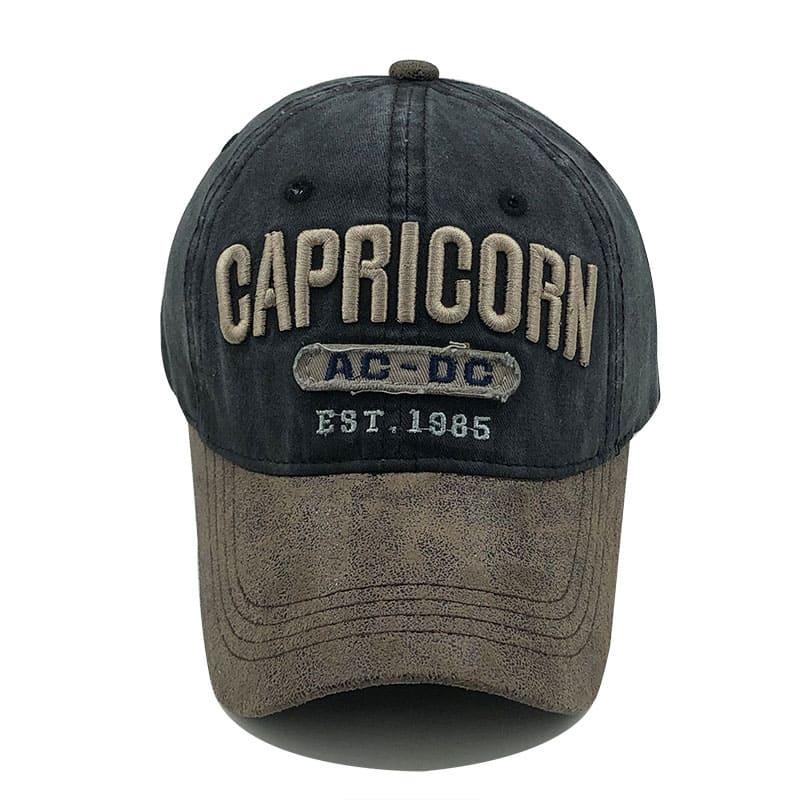 Capricorn Men's Embroidered Cotton Baseball Cap – view 7