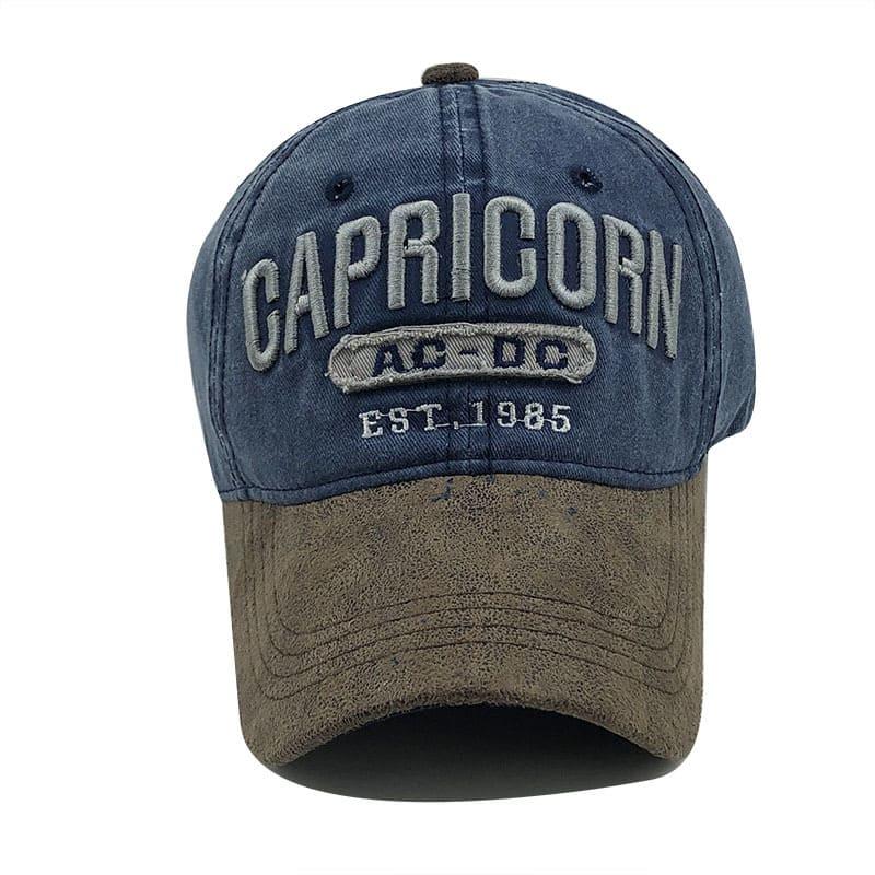 Capricorn Men's Embroidered Cotton Baseball Cap – view 8
