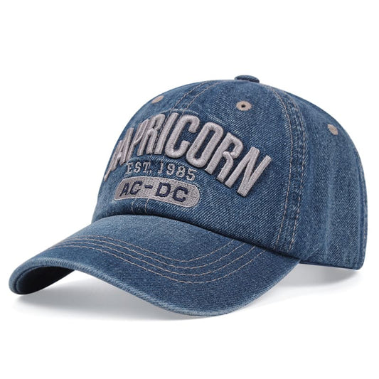 Capricorn Men's Denim Baseball Cap – view 1