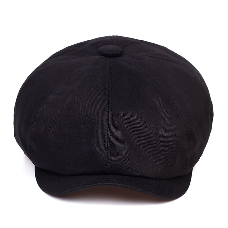 Cardiff Men's Classic Organic Cotton Newsboy Cap – view 6
