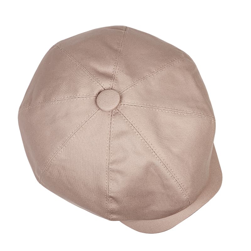 Cardiff Men's Classic Organic Cotton Newsboy Cap – view 8