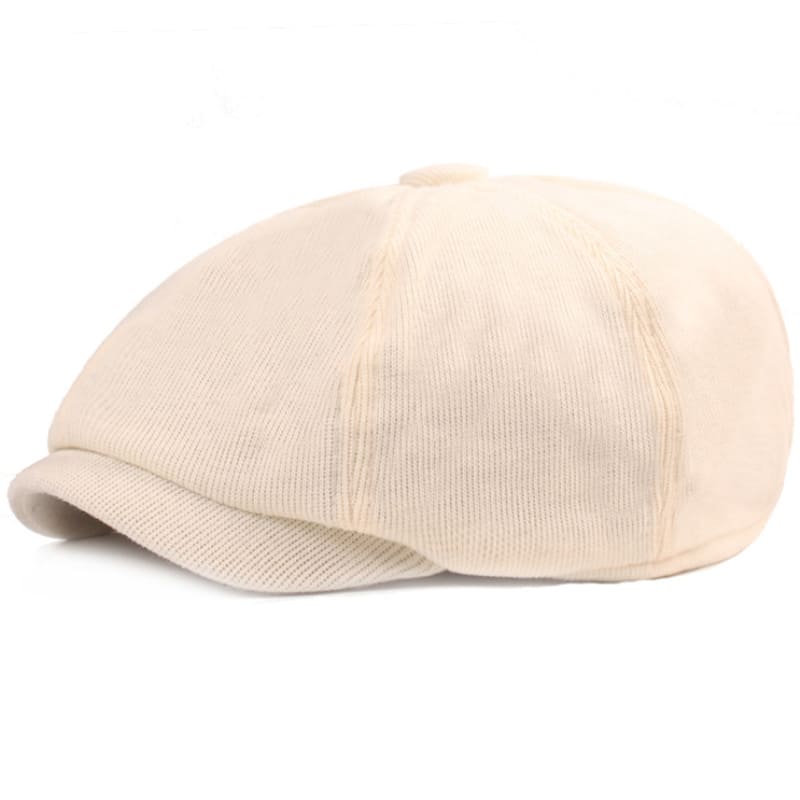 Carrick Men's Corduroy Newsboy Cap – 100% Cotton Corduroy, Adjustable 55–59 cm Fit, Four Colours