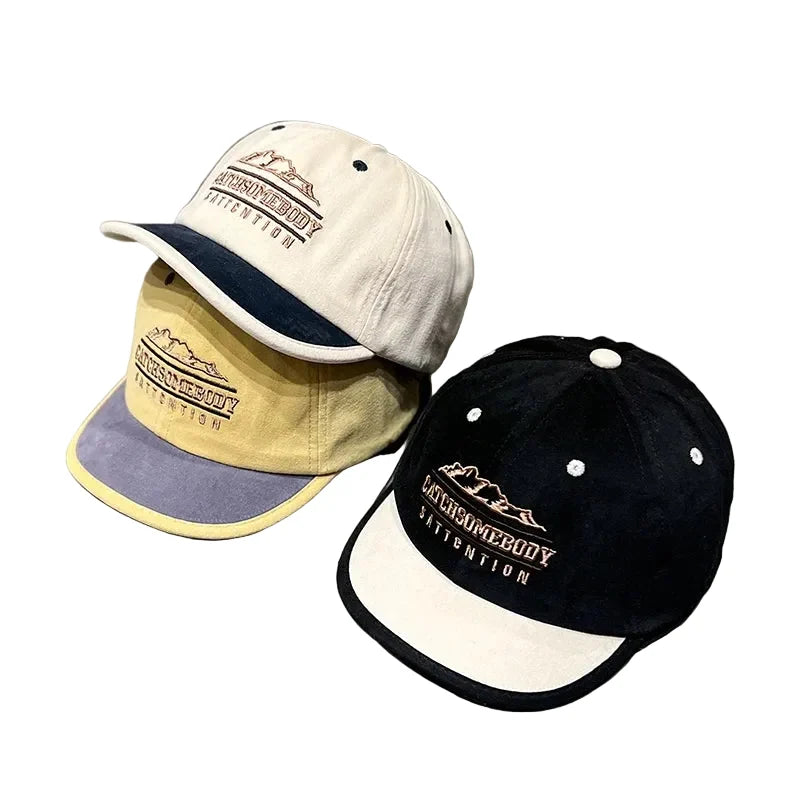 Catch Somebody Attention Men's Short Brim Baseball Cap – view 6