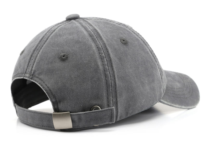 Chance Men's Plain Washed Cotton Baseball Cap – view 12