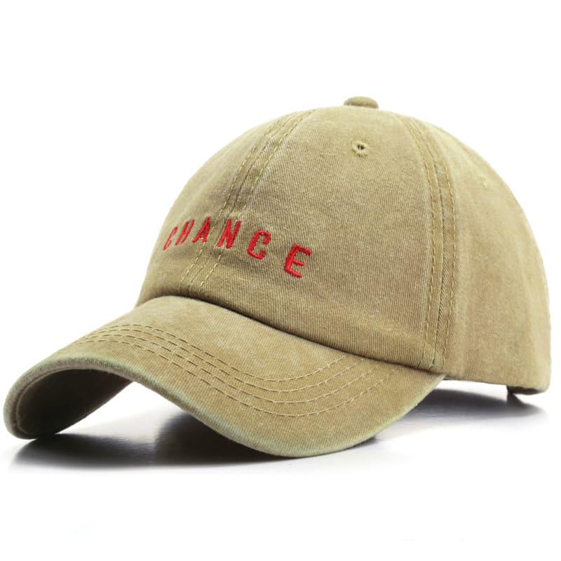 Chance Men's Plain Washed Cotton Baseball Cap – view 8