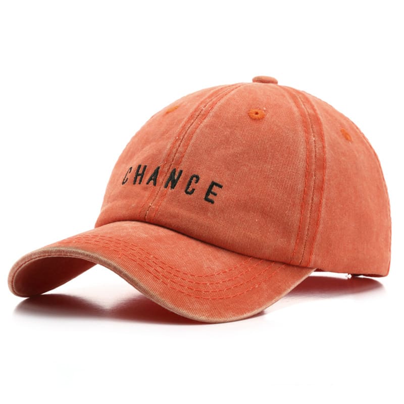 Chance Men's Plain Washed Cotton Baseball Cap – view 6