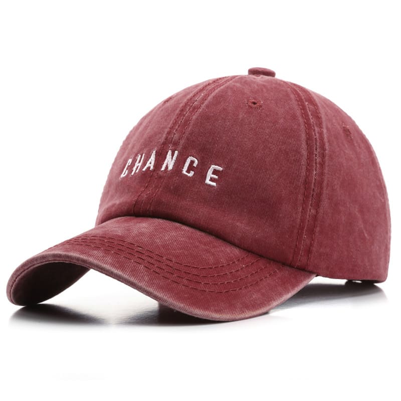 Chance Men's Plain Washed Cotton Baseball Cap – view 3