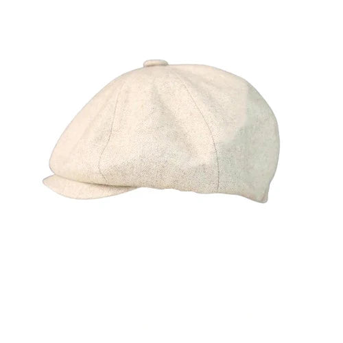 Charolais Men's Wool Blend Newsboy Cap – Wool and Acrylic, Two Sizes from 56 to 60 cm, Four Colours – view 5