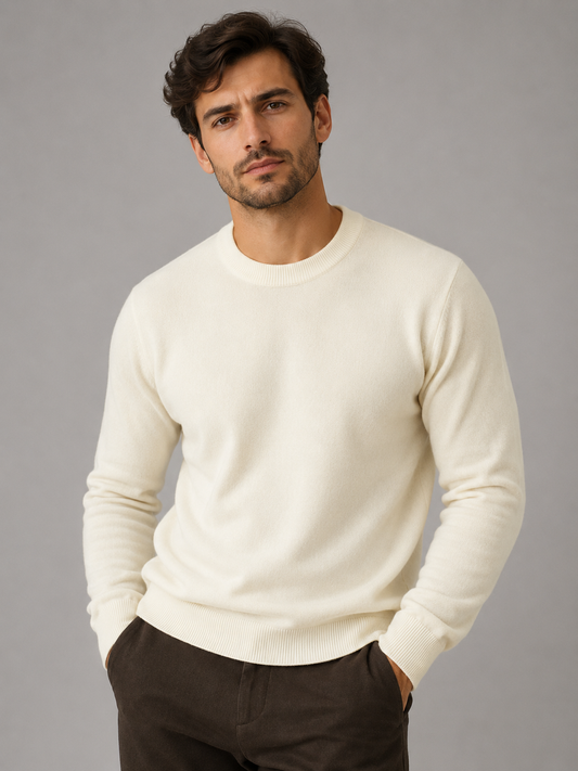 Lancaster Men's Cotton Stretch Knit Jumper – view 16