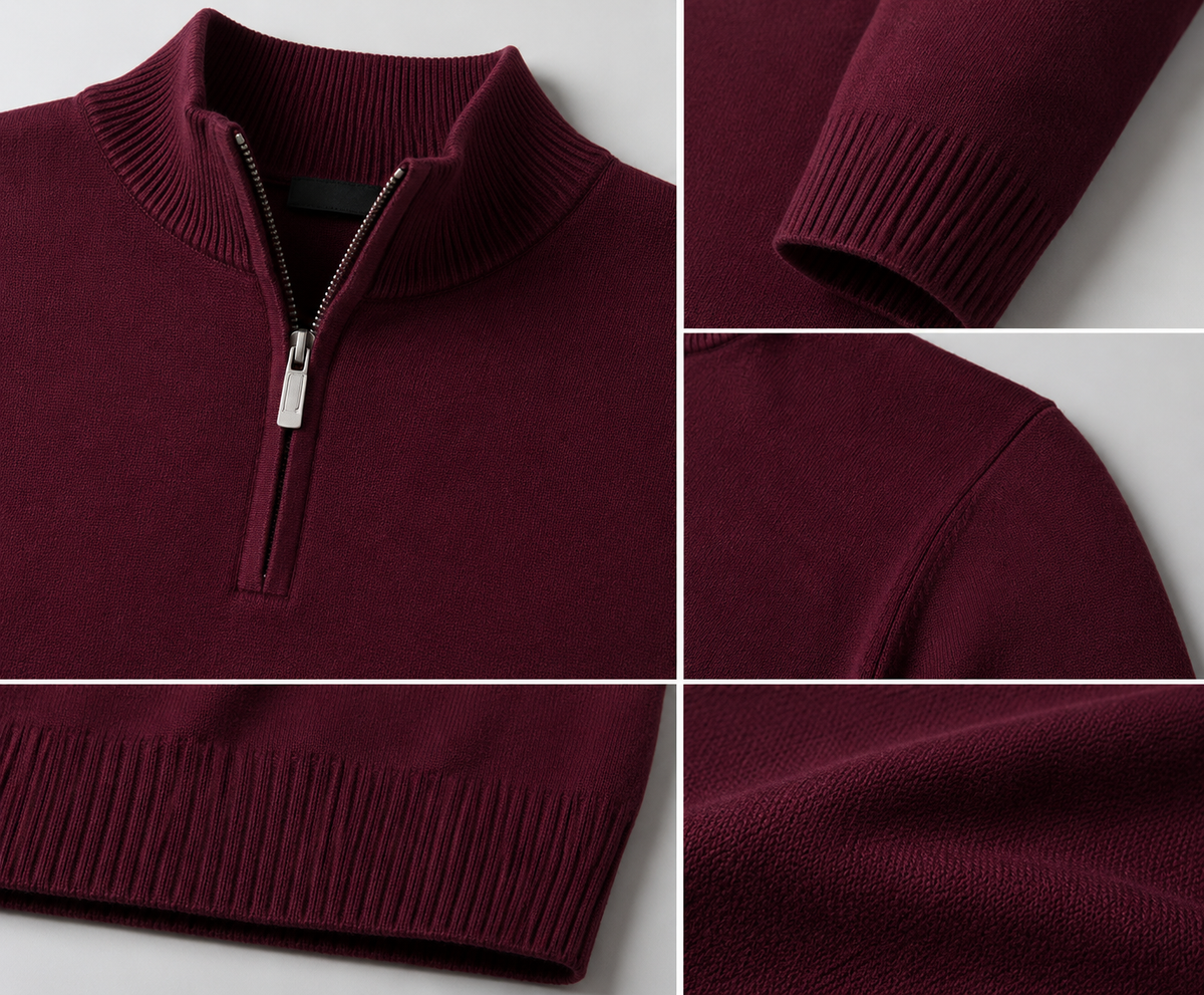 Riviera Men's Cotton Stretch Knit Jumper – view 22