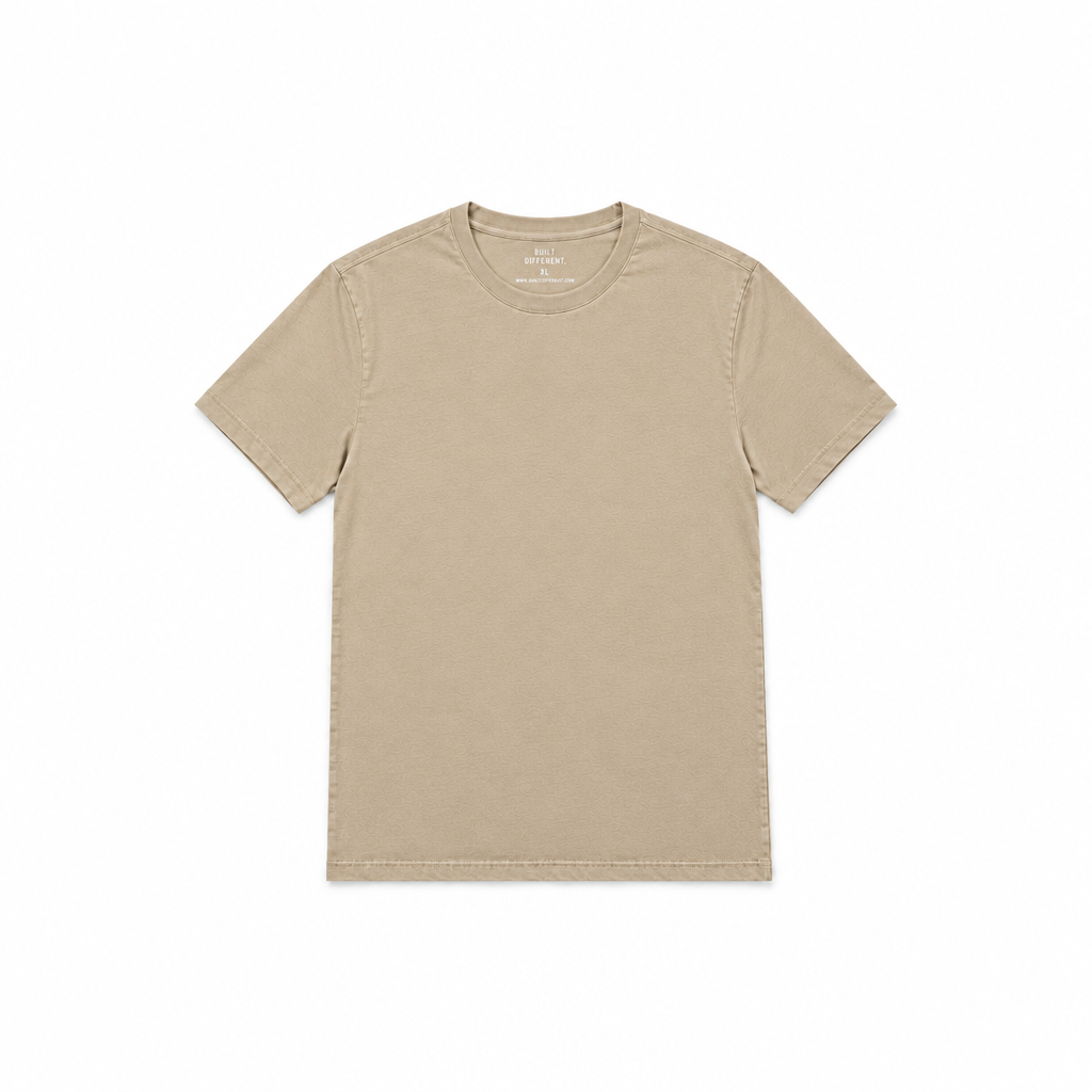 Men's Cotton Blend Jersey Crew Neck T-Shirt in Eucalyptus – view 2