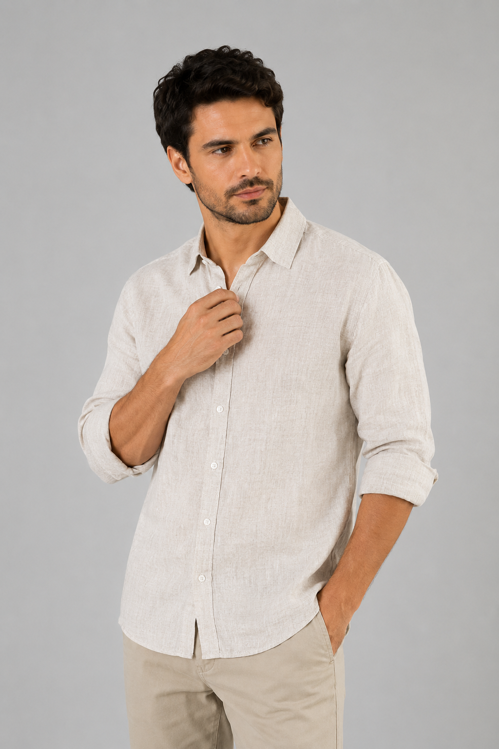 Figueira Linen Shirt by SATRI & CO. – product view 8