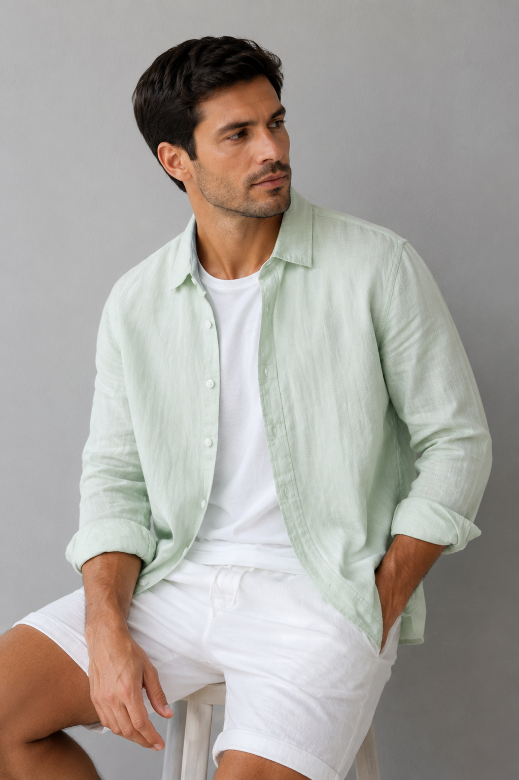 Indaiatuba Men's Linen Shirt – view 9