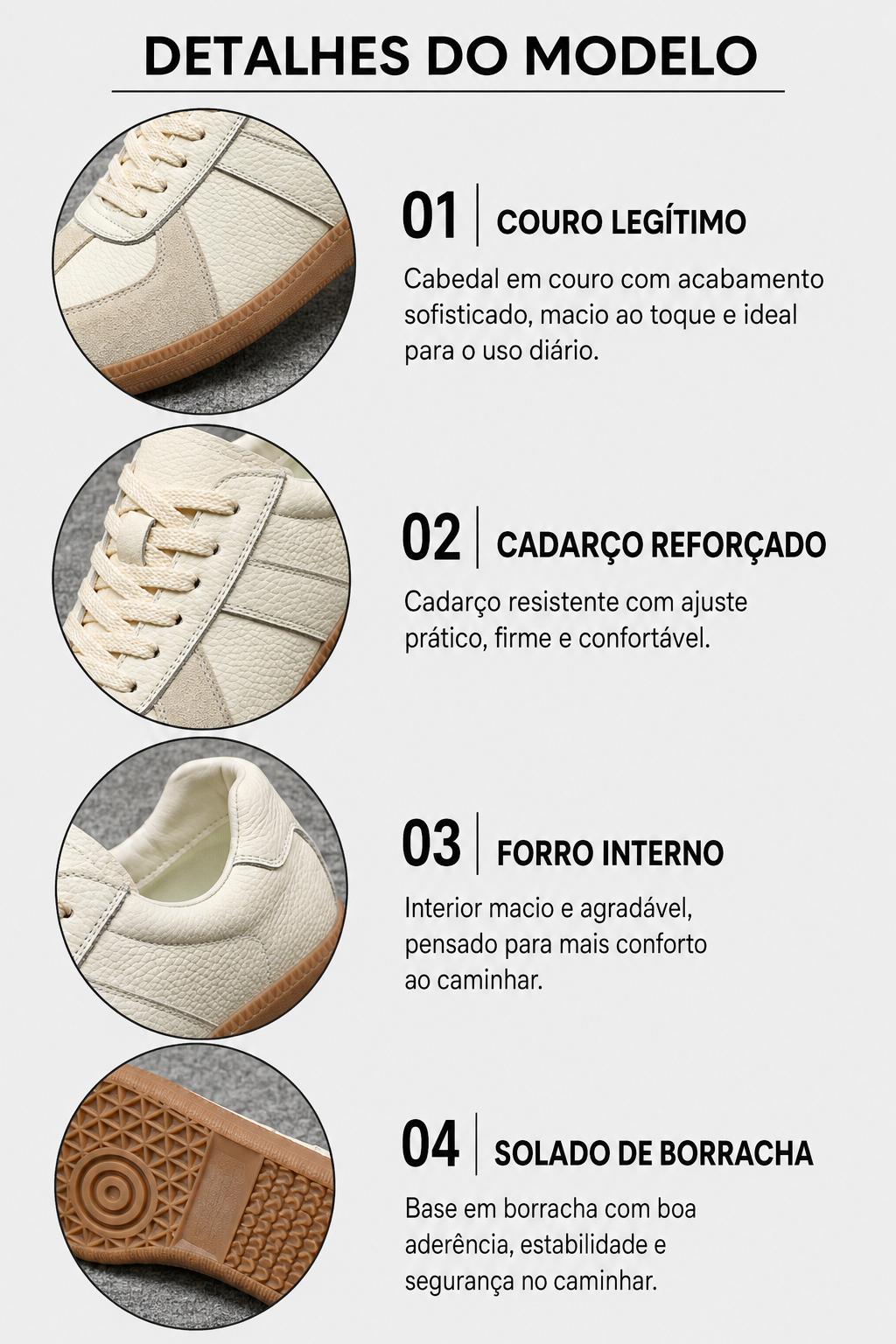 Leather Trainers Royale by SATRI & CO. – product view 2