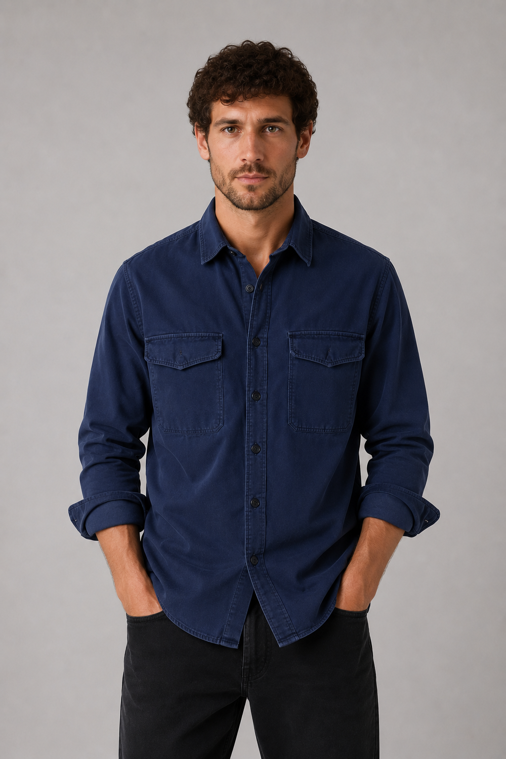 Men's Cotton Cargo Shirt – view 10