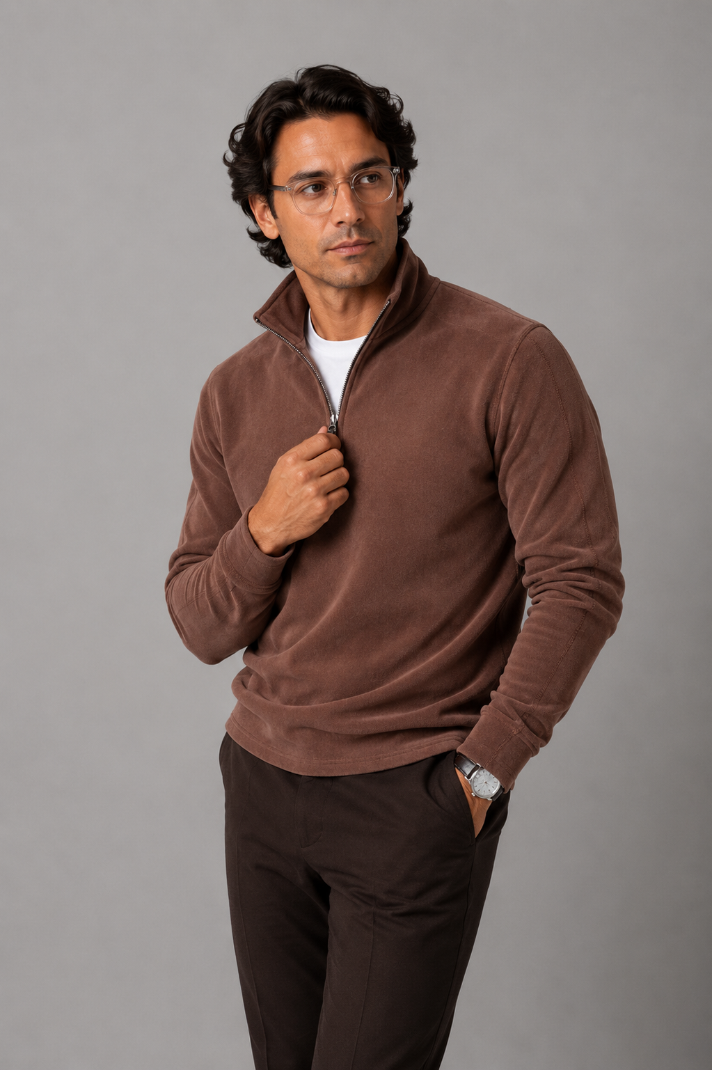 Ticken Men's Cotton and Wool Knit Jumper – view 12