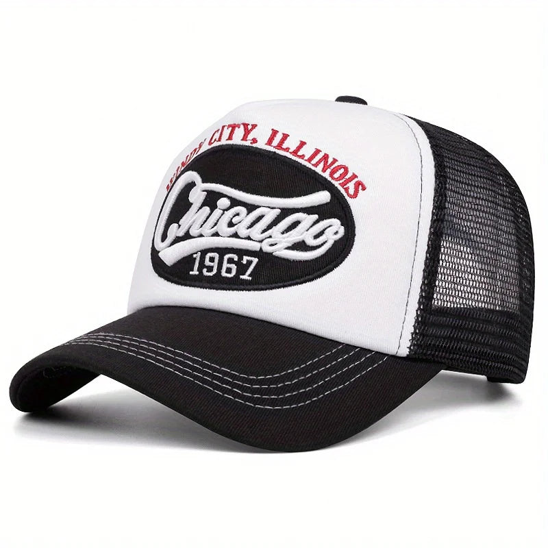 Chicago 1967 Men's Embroidered Trucker Baseball Cap – view 3