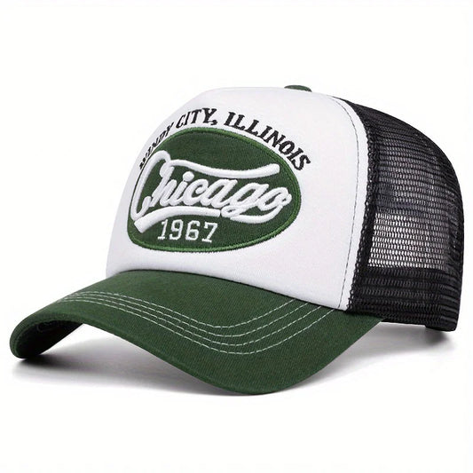 Chicago 1967 Men's Embroidered Trucker Baseball Cap – view 1