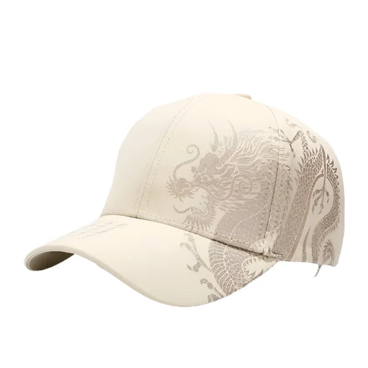 Chinese Dragon Men's Printed Cotton Baseball Cap – view 2
