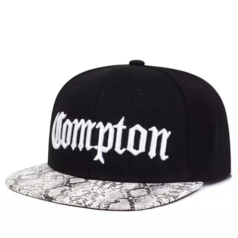 Compton Men's Acrylic Snapback Baseball Cap – view 3