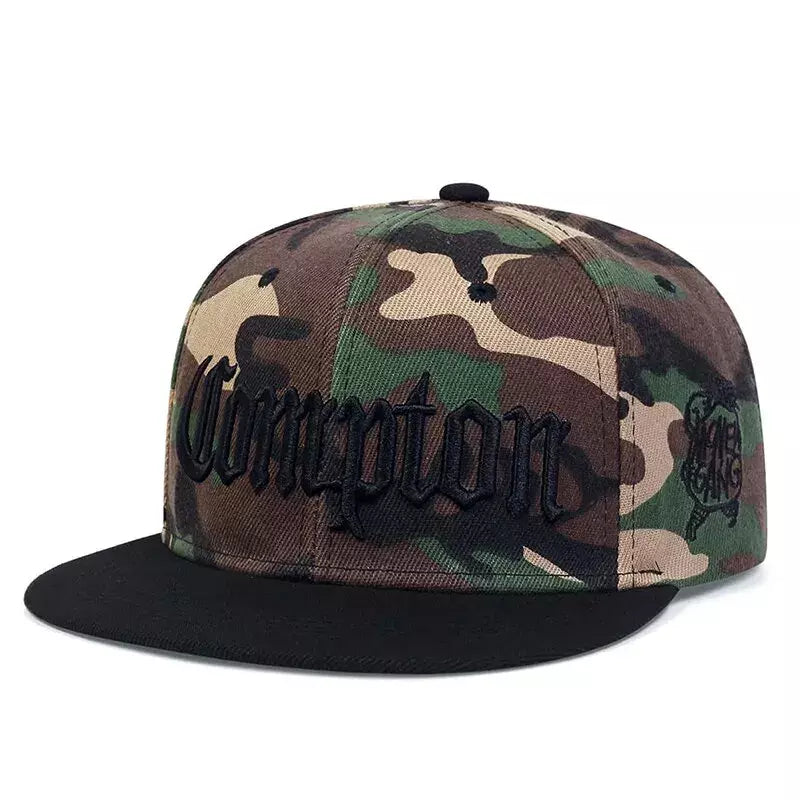 Compton Men's Acrylic Snapback Baseball Cap – view 1