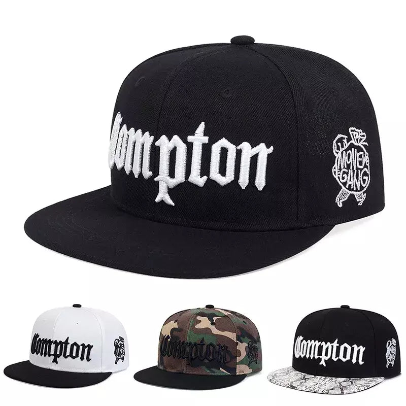 Compton Men's Acrylic Snapback Baseball Cap – view 2